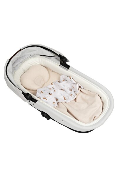 Kidizi Lenjerie pentru landoul caruciorului din muselina Ducky, include cearc...