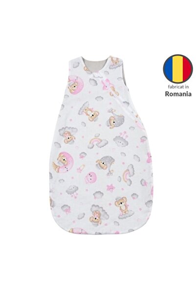 Kidizi Sac de dormit de vara din bumbac 100% 3-12 luni Koala Dreams Pink, 0.5...