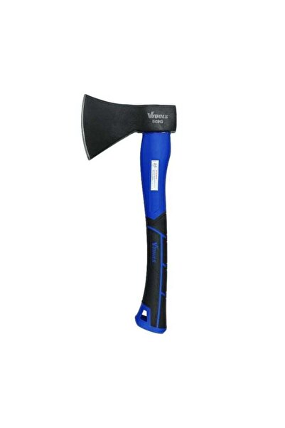 VTOOLS فأس تقطيع من الفولاذ الكربوني بطول 15 بوصة بمقبض من الألياف الزجاجية