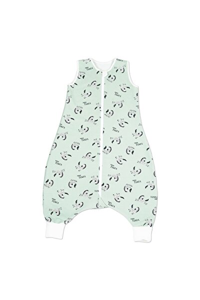 Kidizi Sac de dormit cu picioare din bumbac flausat 18-36 luni Zebra Mint, 1 ...