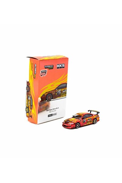 Tarmac Works Hks Hiper Silvia Rs-2 Red Chrome 1/64 Model Car