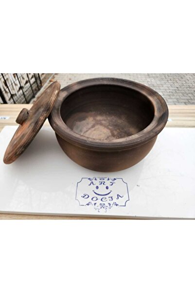 artdocia büyük boy toprak güveç 8-10kişilik Fırınlanmış ateşe dayanıklı el ya...