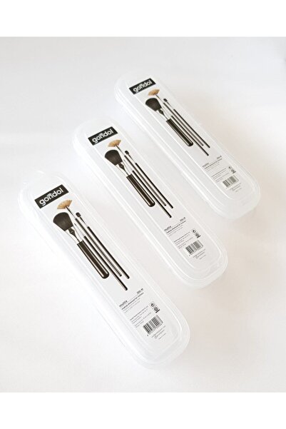 Saatistan Multix Makyaj Aksesuarları Kutusu 3'lü Set, Fırça ve Far Kalemleri ...