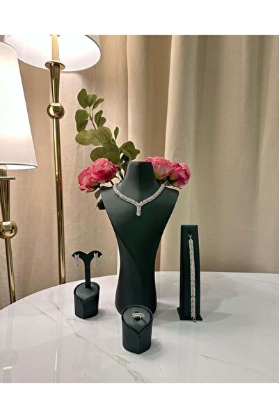 vanus fashion طقم اكسسوار زيركون A321