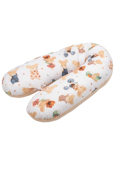 Kidizi Perna gravide 3 in 1 cu husa detasabila din bumbac 100% Lena, lungime ...