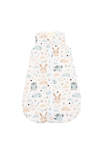 Kidizi Sac de dormit bebe de vara din bumbac 100% 0-3 luni Forest Friends, 0....