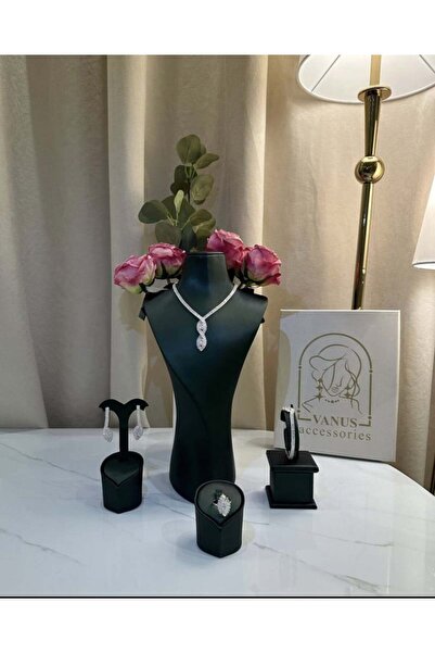 vanus fashion طقم كريستال نسائي A159