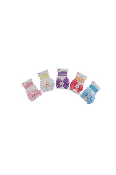 LUM BEAUTY Hair ties in various shapes and colors - 4-pack