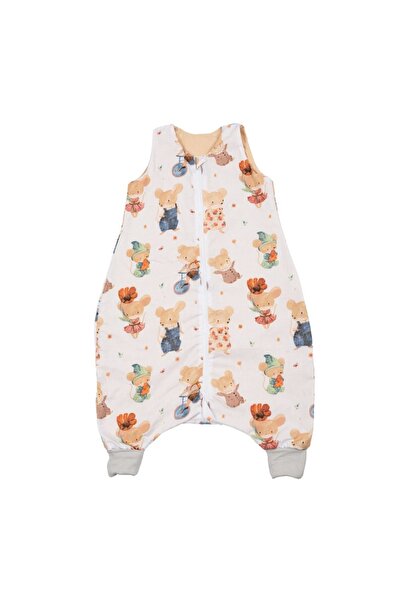 Kidizi Sac de dormit cu picioare de vara pentru copii 18-36 luni Mice 0.5 tog, mansete transforma...