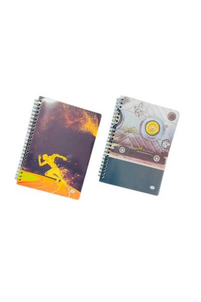 Meven Set Beauty دفتر ملاحظات حلزوني مربع - 60 ورقة