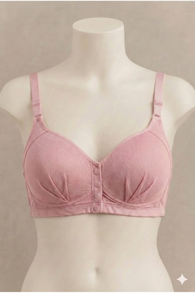 MODA Sutien din plasă cu închidere frontală (cu nasturi)