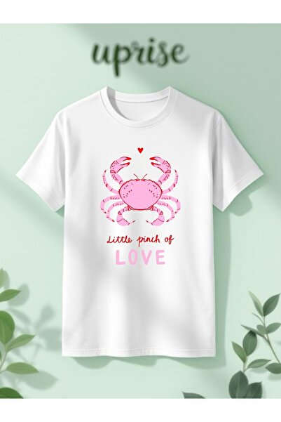 Vordevia Mică mână de dragoste cu imprimeu Bumbac supradimensionat tricou