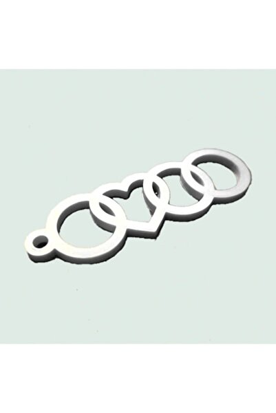 OEM Audi car keychain, Phosphorescent blue