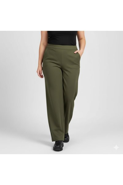 Fashionhaine.ro Γυναικεία Κομψά Ίσια Ψηλόμεσα Παντελόνια