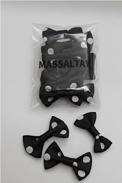 Massaltay فيونكة منقطة 10 قطع - زينة عيد الميلاد، حزمة هدايا وشريط زخرفي