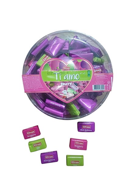 Elvan TİAMO FRUİTY NAPOLİTEN KARIŞIK MEYVELİ ÇİKOLATALA 450 GR KASE