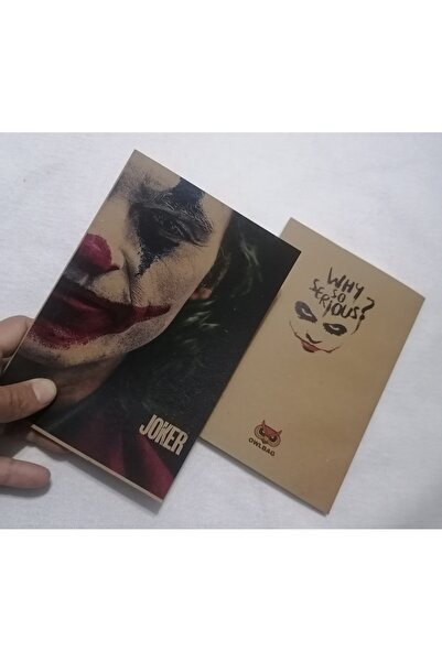 OWLBAG COMPANY حقيبة OWL بتصميم خاص وقلم ملاحظات بنمط الجوكر ذو مظهر عتيق