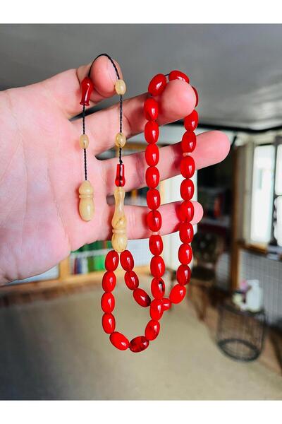 TTS TÜRK TESBİH SANATI سبحة من حجر العقيق الأحمر العثماني