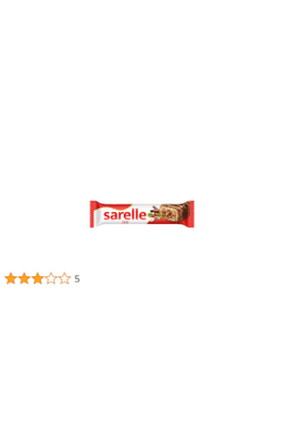 Sarelle SÜTLÜ ÇİKOLATA KAPLAMALI FINDIKLI GOFRET 33GRX12 ADET