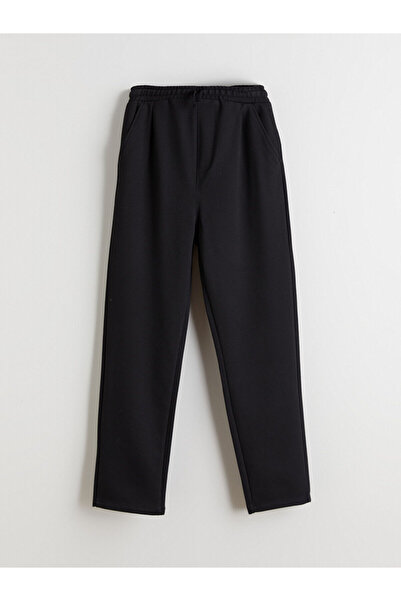 LC Waikiki Black Elastic Waist Boys' Trousers from Plus-Store