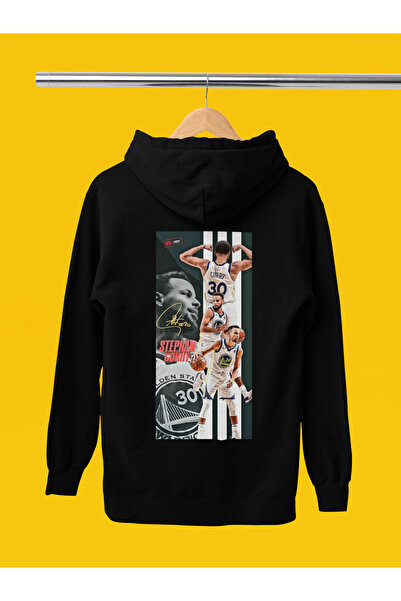 stil x ستيفن كوري سويت شيرت بغطاء رأس مطبوع عليه اسم ستيفن كوري