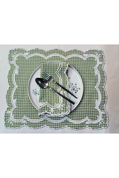 Casare Pötikare Amerikan Servis Dikdörtgen – Açık Yeşil