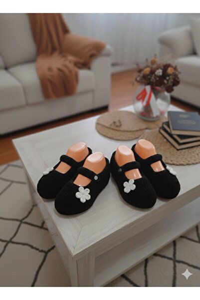 Nevresimatölyesi7 El örgüsü kadın patiği/ kadife ipten çeyizlik patik/ ev içi...