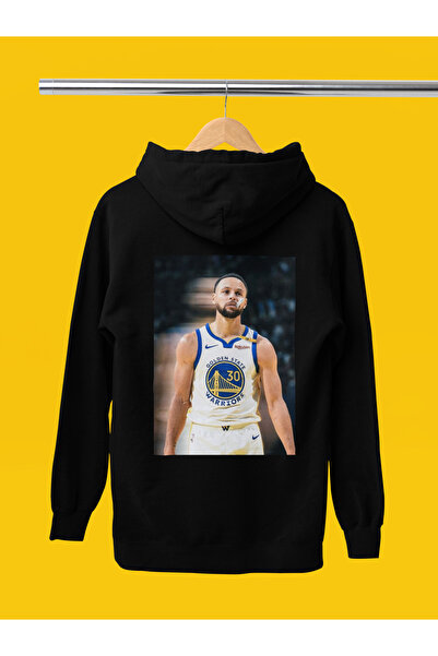 stil x ستيفن كوري سويت شيرت بغطاء رأس مطبوع عليه اسم ستيفن كوري