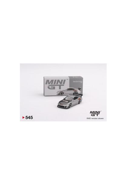 mini gt 545 Nissan Silvia Top Secret (S15) Silver 1/64 Model Araba