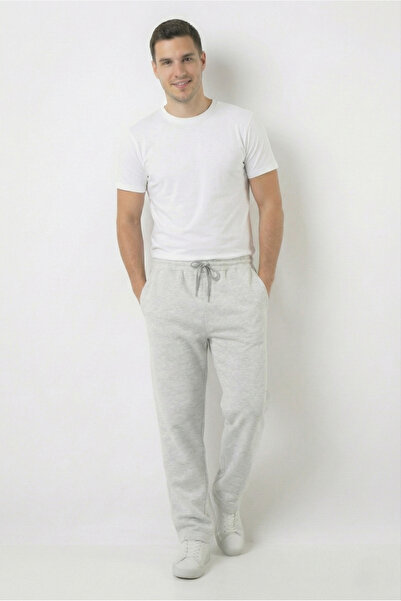 TheSeason Ανδρικό αθλητικό παντελόνι Light Melange χαλαρή εφαρμογή 3 Thread Ş...