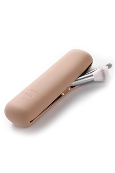 NEXTWAVE Travel Makeup Brush Organizer - Anti-Fall Silicone, Portable, Magnet...