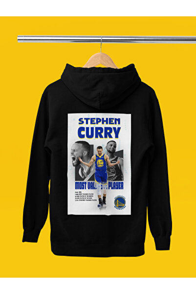 stil x ستيفن كوري سويت شيرت بغطاء رأس مطبوع عليه اسم ستيفن كوري