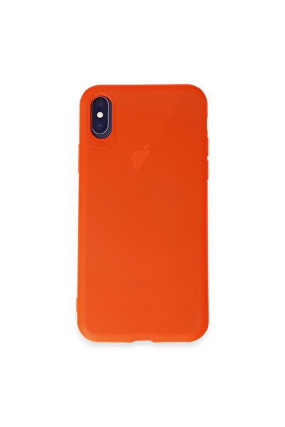 NewFace Iphone x case first silicone - bright orange