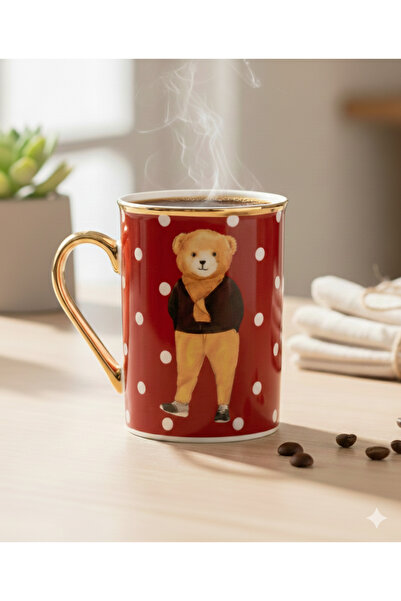 Madame Coco Jolie Zoe Mug Kupa - 225 ml - Red