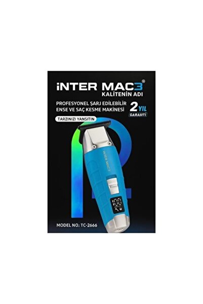 Genel Markalar İnter Mac3 İnter Mac3 Profesyonel Şarj Edilebilir Ense Ve Saç ...