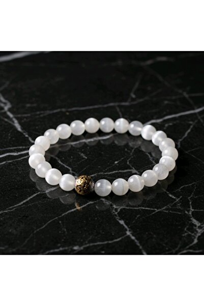 AYTENS TAKI Original Selenite Natural Stone Bracelet - Special Design with Br...