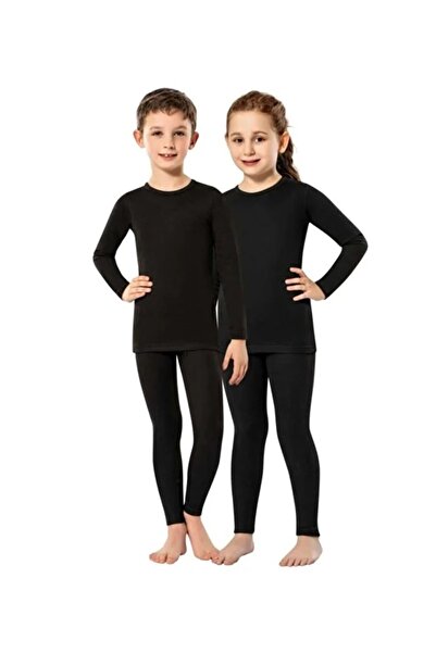 Meyzz Set de lenjerie de corp pentru băieți termic Fanila Tayt