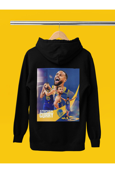 stil x ستيفن كوري سويت شيرت بغطاء رأس مطبوع عليه اسم ستيفن كوري