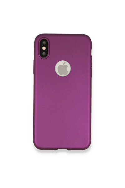 NewFace Iphone x case first silicone - plum