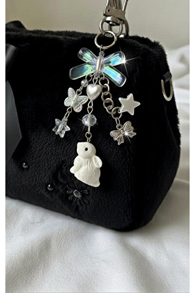 hbtasarim Tavşan 🐰 charm anahtarlık telefon askısı