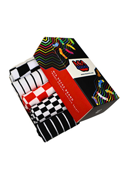 MiaSocks 5'li Damalı Çizgili -2 Set