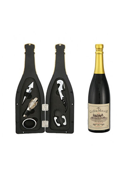 Osiaga Wine gift set, 5 pieces, in champagne bottle box