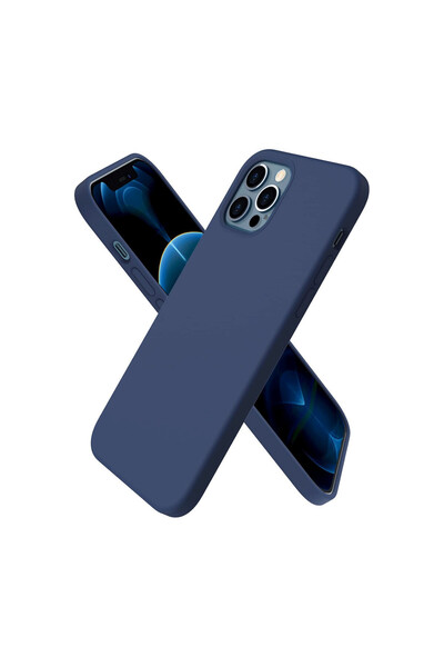 NewFace iPhone 12 Pro Case First Silicone - Navy Blue