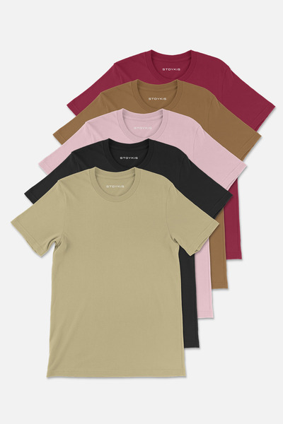 Stoykis قميص رجالي باللون البني العنابي والأسود الترابي، مصنوع من القطن 100%،...