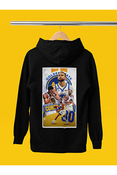 stil x ستيفن كوري سويت شيرت بغطاء رأس مطبوع عليه اسم ستيفن كوري