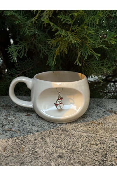 Tini Mini Seramik El yapımı seramik charm mug-yılbaşı serisi