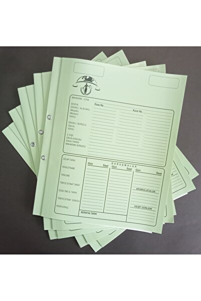 DEFTERSAN Hukuk Avukat Baro Dava İcra Adliye Mahkeme Dosyası Büro Ofis tipi 2...