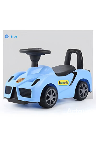 My modern game Children's ride-on swing with a safe seat, durable and comfort...