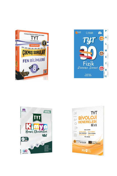 Palme Yayınevi 2026 tyt palme fizik orbital kimya biyotik biyoloji deneme + t...
