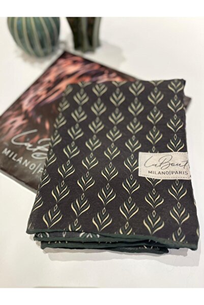 La Boutique Eşarp La Boutique Güz Serisi Organik Bambu Geometrik Desen Şal